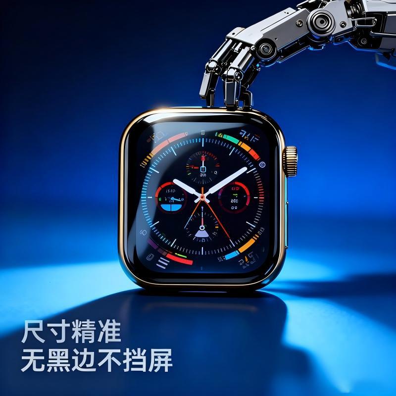 Applewatchs S10 44mm Gold High-Definition High-Transparency Anti-Fall, Explosion-Proof and Scratch-Proof Watch Film Protective Film