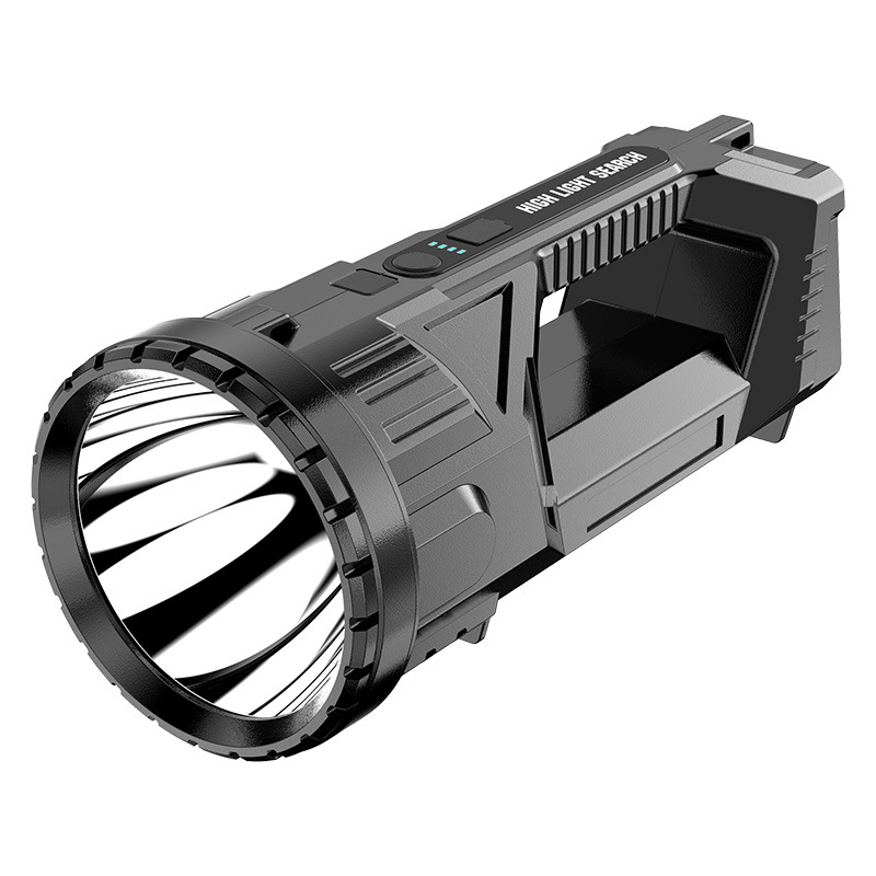 Cross-border USB explosion-proof searchlight with COB side light outdoor waterproof emergency strong light portable lamp high-power flashlight