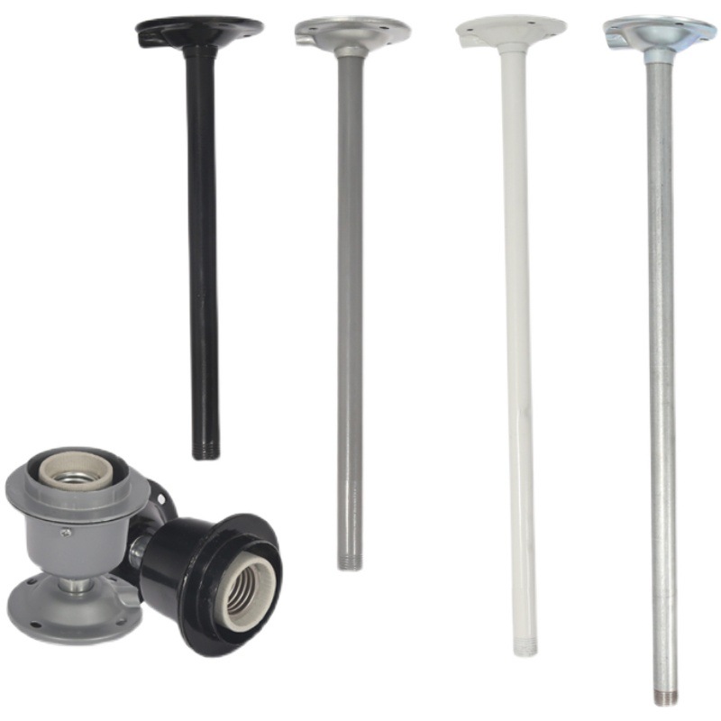 T8 fluorescent lamp hanger rod fluorescent lamp bracket pole accessories mining lamp factory lamps full set hanger rod diameter 2.0