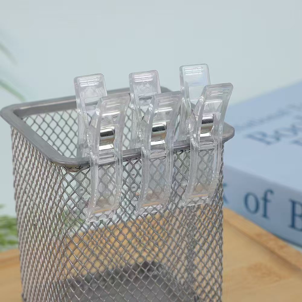 Cross-Border Hot Selling New Edge Positioning Clip Transparent Patchwork Sewing Clip Plastic Clip