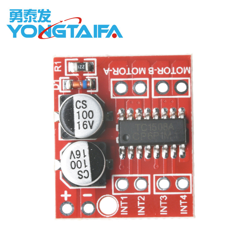 2-Way Dc Motor Drive Module Forward and Reverse Pwm Speed Regulation Dual H-Bridge Stepper Motor Mini Super L298N