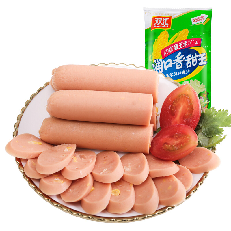 Shuanghui Wang Zhongwang ham sausage instant noodles partner chicken sausage barbecue fried string moisturizing sweet king corn sausage