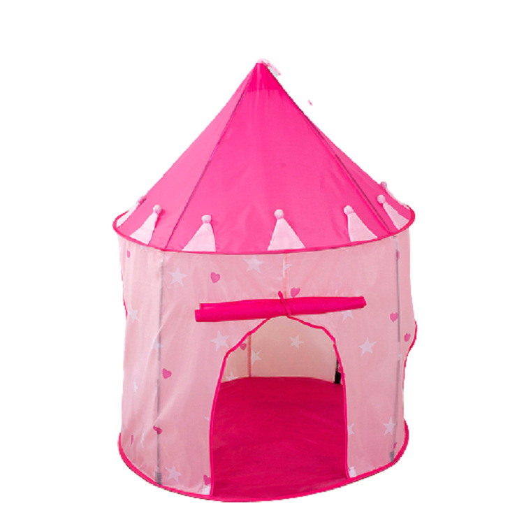 Children's Tent Indoor Wholesale Cross-Border Princess Prince Castle Yurt Heart-Shaped Toy House Foldable Playhouse