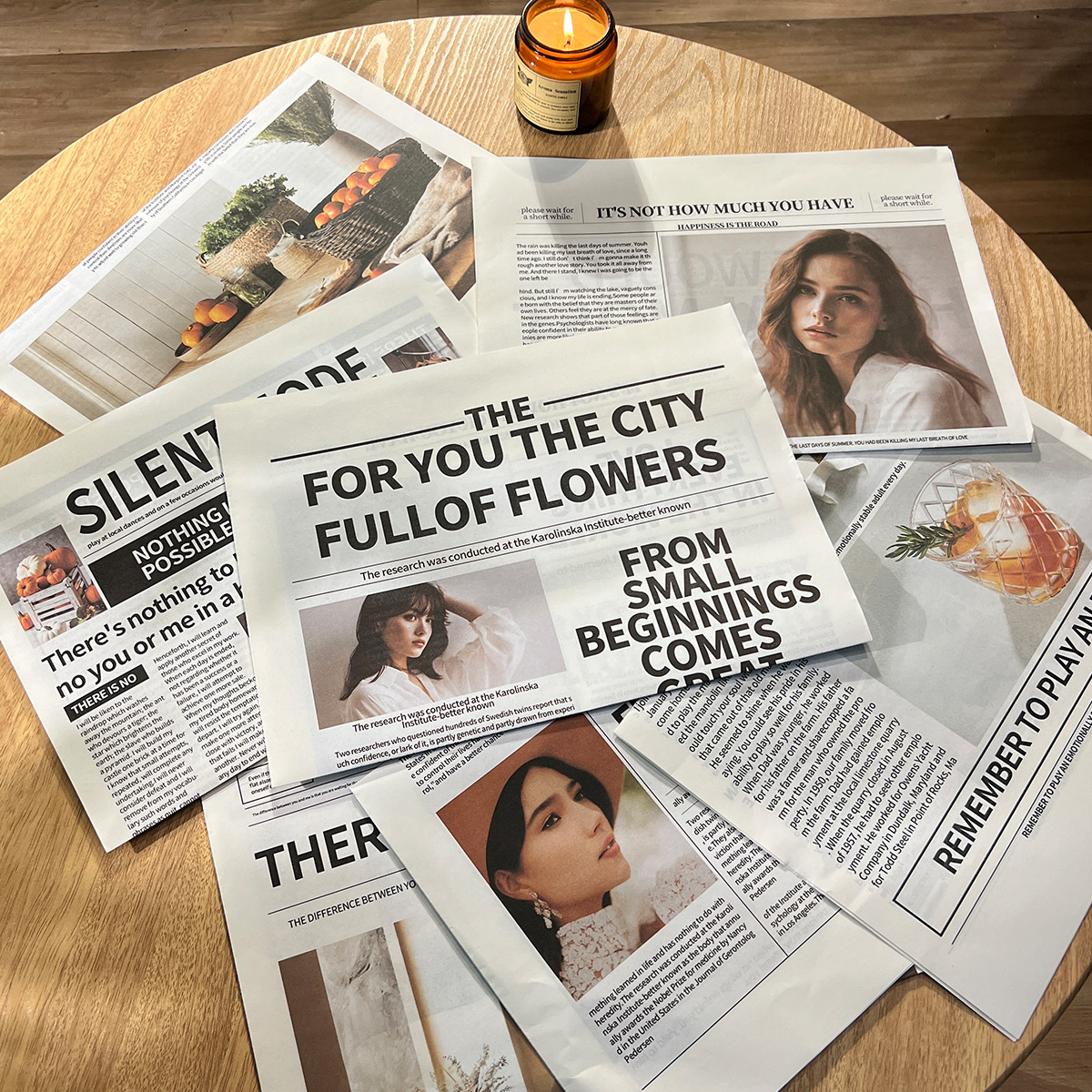 Стиль Ins английская газета фотография уличная фотография ручное декоративное простое фоновое бумажное украшение для комнаты реквизит фото