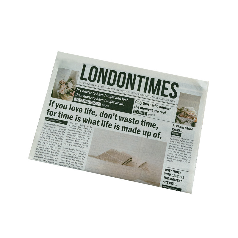 English Newspaper Commercial Photography Street Shooting Ins-Style Hand-Held Decorative Photo Background Paper Props Ins-Style Props