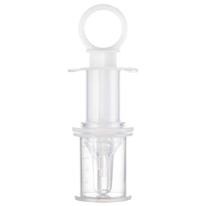 Medicine Feeder Baby Silicone Syringe Liquid Feeder with Liquid Inlet on Both Sides Anti-Choking Pacifier Medicine Feeder Baby Medicine Feeding Artifact