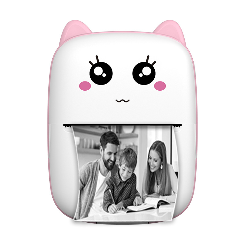 Cross-Border Mini Label Thermal Printer Mobile Phone Photo Small Portable Pocket Student Special Wrong Question Printer