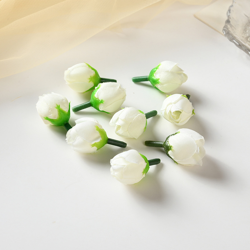 Artificial Rose Tea Bud small bone flower bud DIY Garland bracelet making candy box corsage decoration fake flower