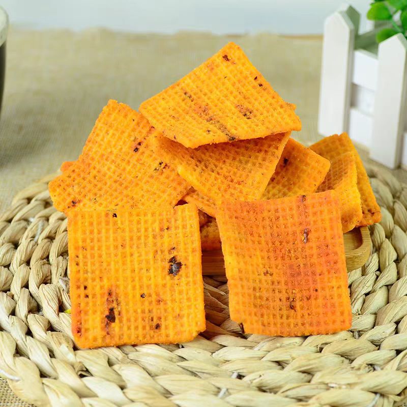 Tianfu Cat Handmade Spicy Crispy Rice Crackers with Sichuan Pepper, Shaanxi Specialty Sesame and Millet Crispy Rice, Coarse Grain Spicy Snack