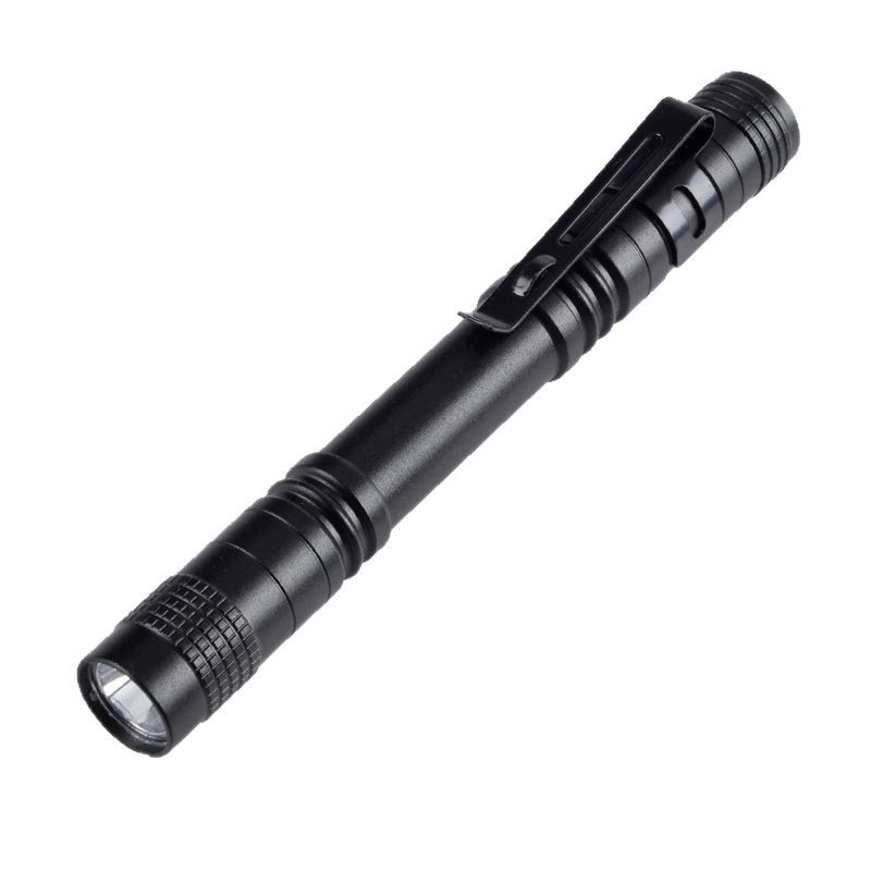 Cross-border portable mini LED flashlight aluminum alloy pen-shaped household flashlight AAA outdoor strong flashlight