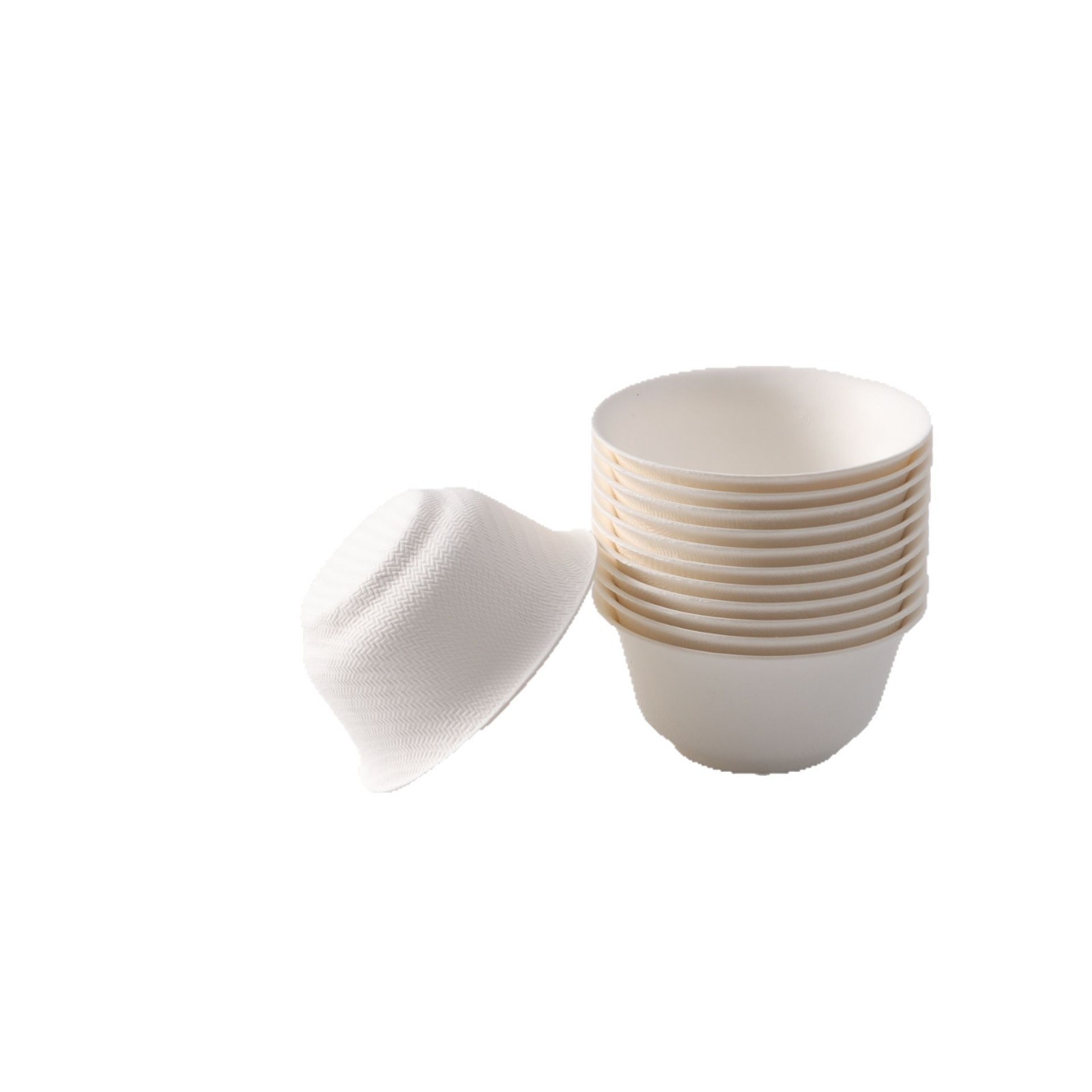 Disposable Kung Fu Tea Cup, Sugarcane Fiber Tea Cup, Thickeneded and High Temperature Resistant Outdoor Tea Set, Degradable Tea Cup