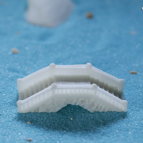 Palace Style Bridge, Small Bridge and Flowing Water, Simulated Stone Arch Bridge, Zakka Groceries, Micro Landscape Resin Ornaments