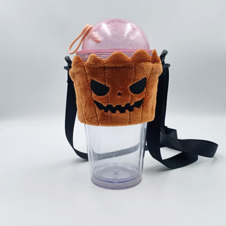 Портативный рукав для чашки с молочным чаем Pu с ручкой, термозащитный рукав для кофейной чашки, кожаная сумка, защищающая от замерзания, модный рукав для чашки, настраиваемый