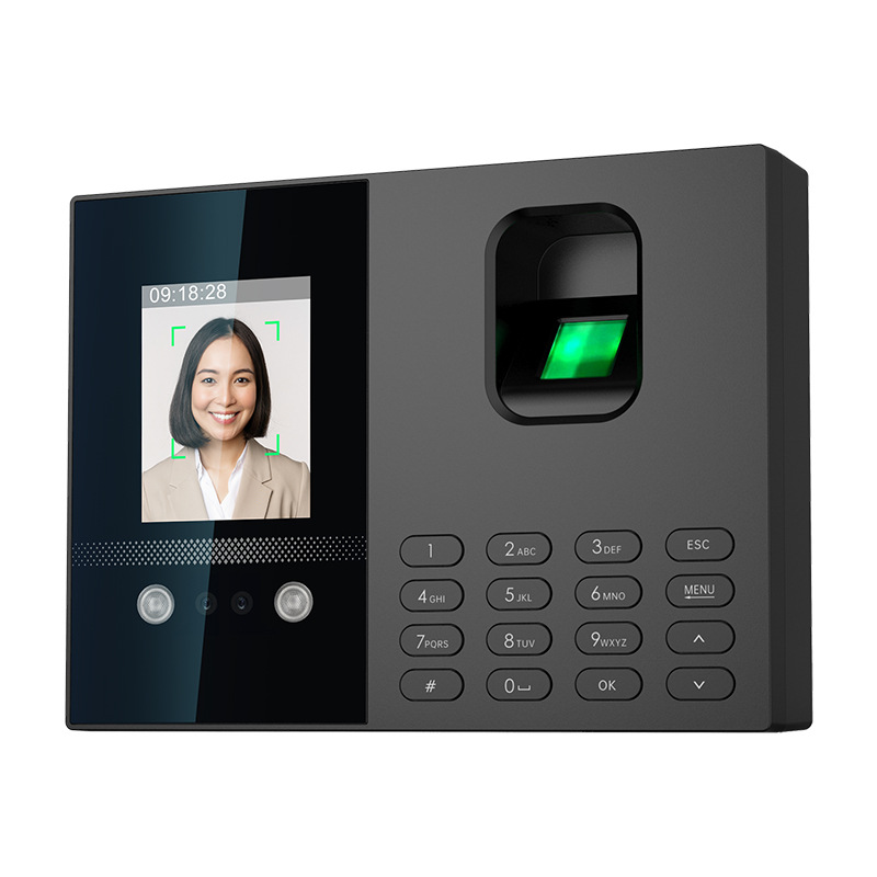 Batch Purchase Fs02 Face Recognition Attendance Machine, Punch Card Machine, Palm Vein Fingerprint Employee Work Attendance, Cross-Border Multi-Language