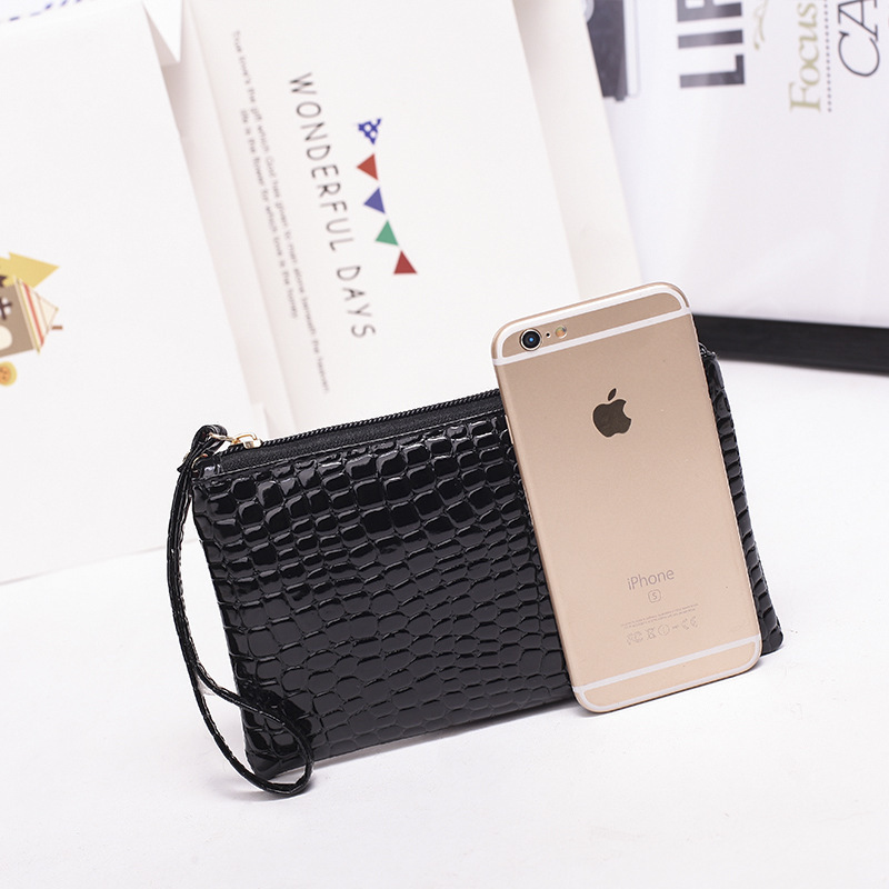 Guangzhou Cross-Border Supply Fashion Clutch Bag Korean Style Mobile Phone Bag Coin Purse Event Gift Manufacturer Wholesale Women's Bag Soft