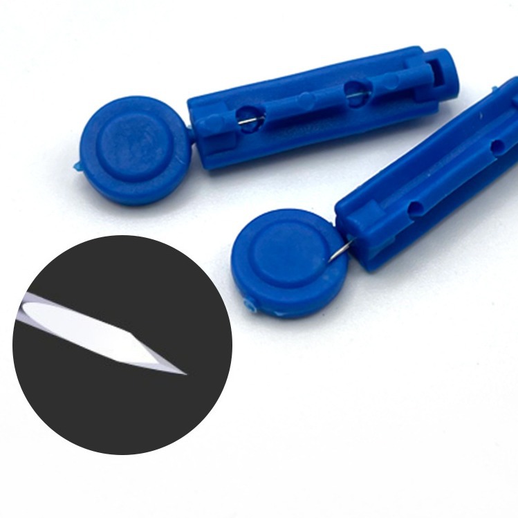 Disposable Blood Collection Needle, Fingertip Blood Collection Pen, Bloodletting Needle, Cupping Test, Finger Blood Glucose Test, Low-Pain for Home Use