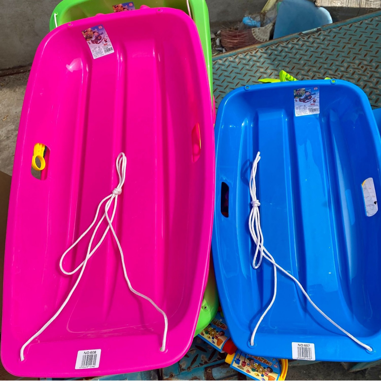 Snowboard thickened adult children grass slide sand slide with brake rope sledge plow ice car snowboard snowboard ski boat