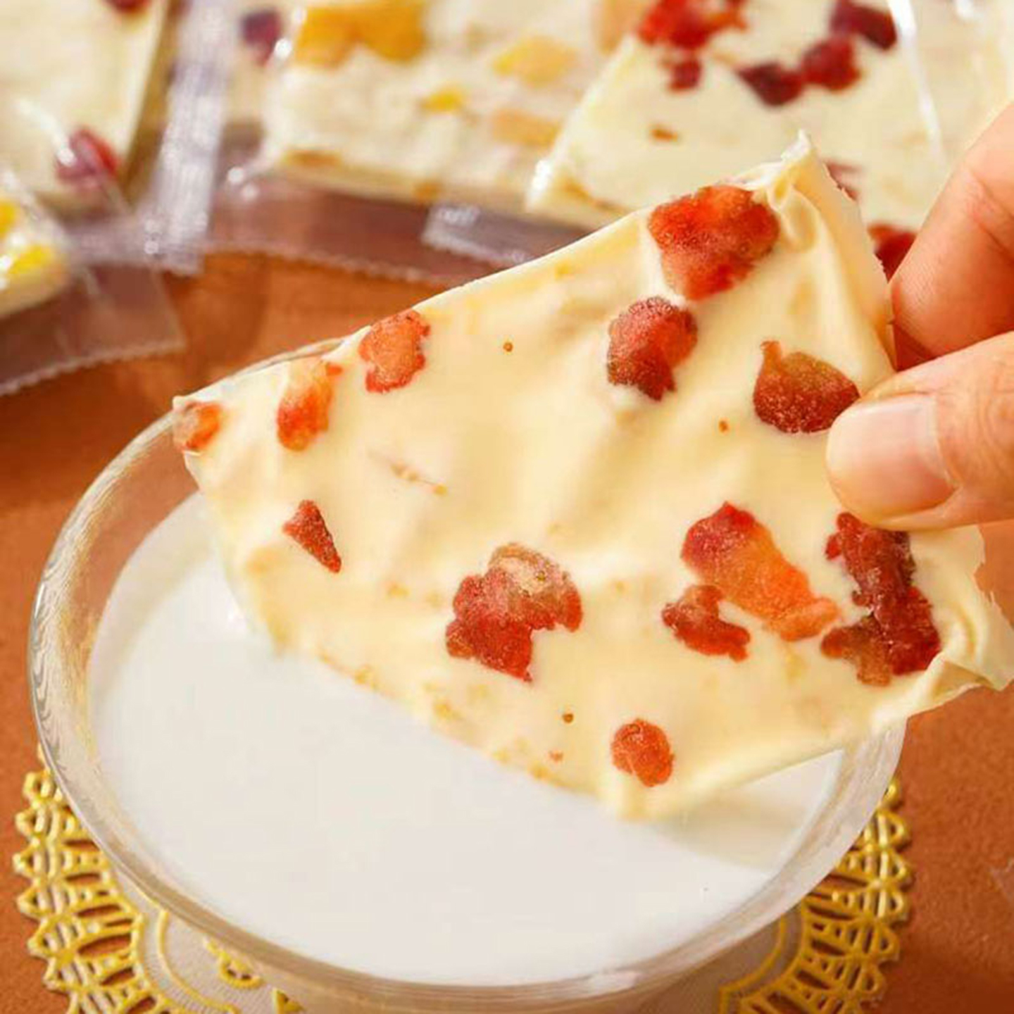 Xinjiang Milk Cap Fresh Milk Sandwich Milk Skin Milk Cap Pulp Milk Mango Cheese Milk Cap Milk Pie Wholesale