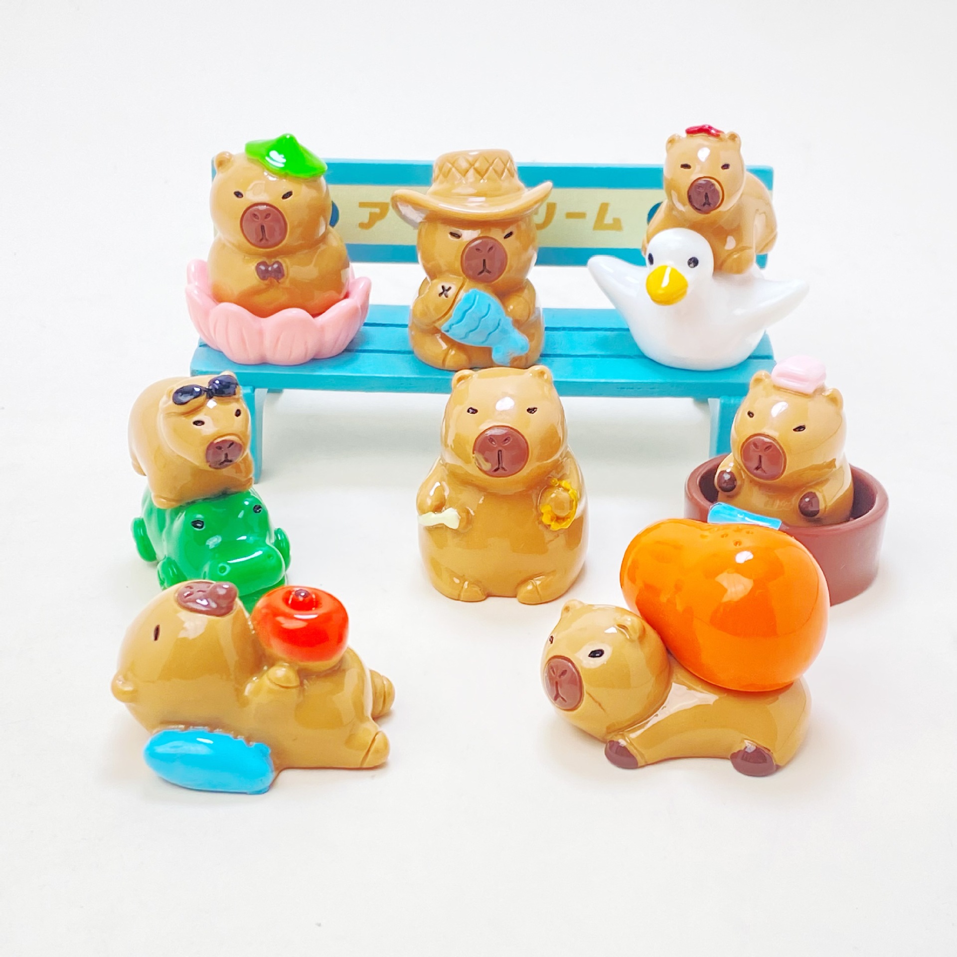 Капибара смоляные автомобильные украшения модные милые DIY аксессуары для брелков оптовая продажа