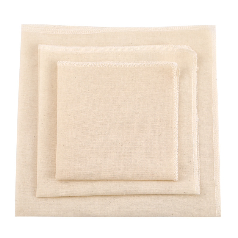 Finished Cotton Yarn Overlock High-Density Filtered Soy Milk Cloth Tofu Cloth Steamed Rice Cloth Insulation Cover Cloth