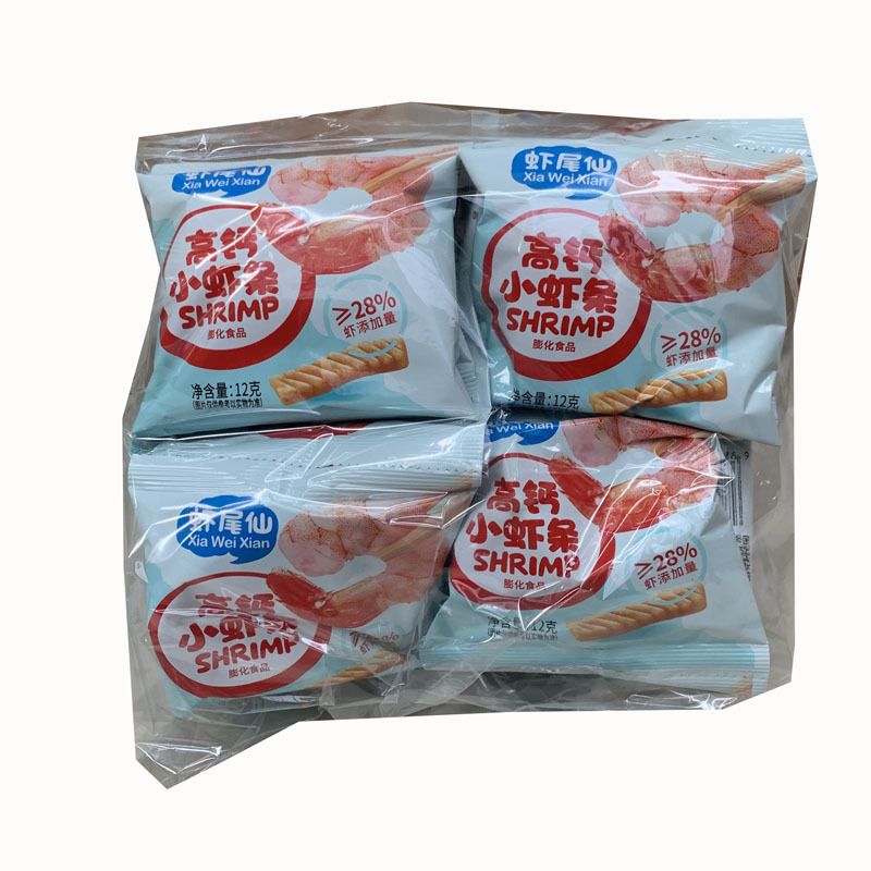 Креветочные палочки Fairy с высоким содержанием кальция детский перекус 28% свежих креветок 12г