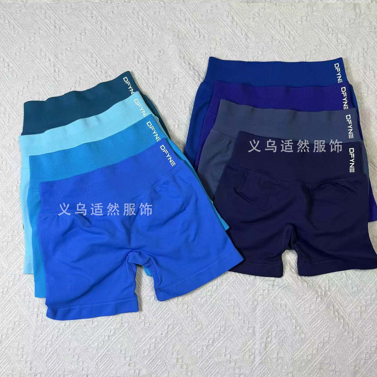 Cross-Border Fitness Shorts Candy Color Sports Shorts Running Fitness Hip Lifting Pants Moisture Wicking Quick Drying Three-Point Pants for Women