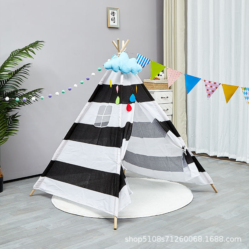 Cross-Border Children's Indoor Tent Home Princess Castle Toy Game House Amazon Outdoor Indian Small Tent