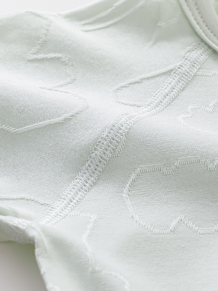 Newborn Baby Clothes Summer Short-sleeved Buckle Thin Children's Climbing Suit