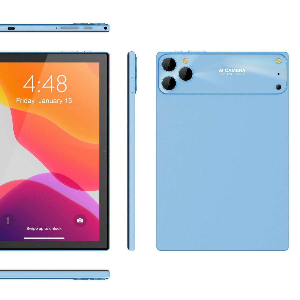 2025 New Two-In-One Tablet Cross-Border Tablet 10.1inch Wholesale Cross-Border Hot Model