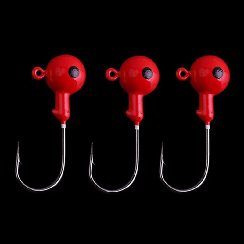 Wholesale Lure Bait Lead Head Hook Soft Bait Soft Worm Curly Tail Maggot Fishing for Snakehead Fish, Bass, Catfish, Mandarin Fish, Colorful Nude Color