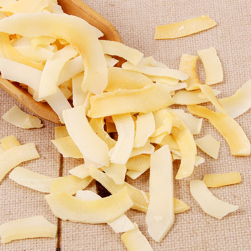 Haitai Wholesale Hainan Coconut Flakes Bulk Dried Coconut 500g Coconut Crisps Ready-To-Eat Snacks for Kidsren and Pregnant Women to Satisfy Their Cravings