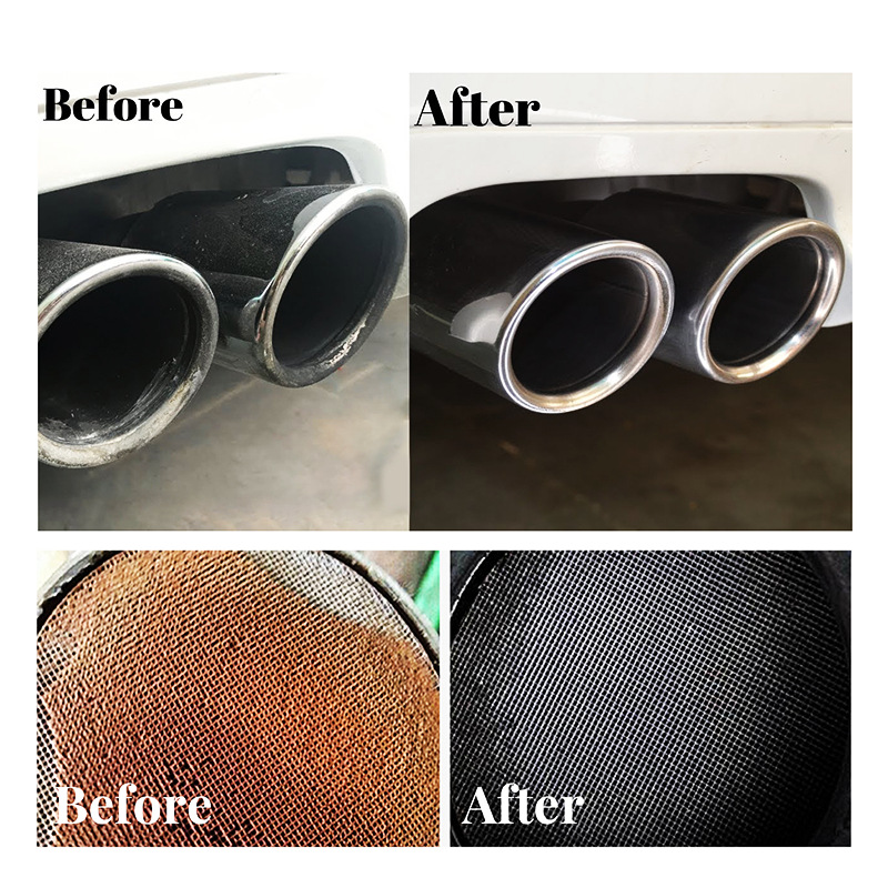 Automobile Three-Way Catalytic Cleaner Removes Carbon Deposits Inside the Engine Without Disassembly and Cleans Exhaust Fumes to Remove Carbon Deposits