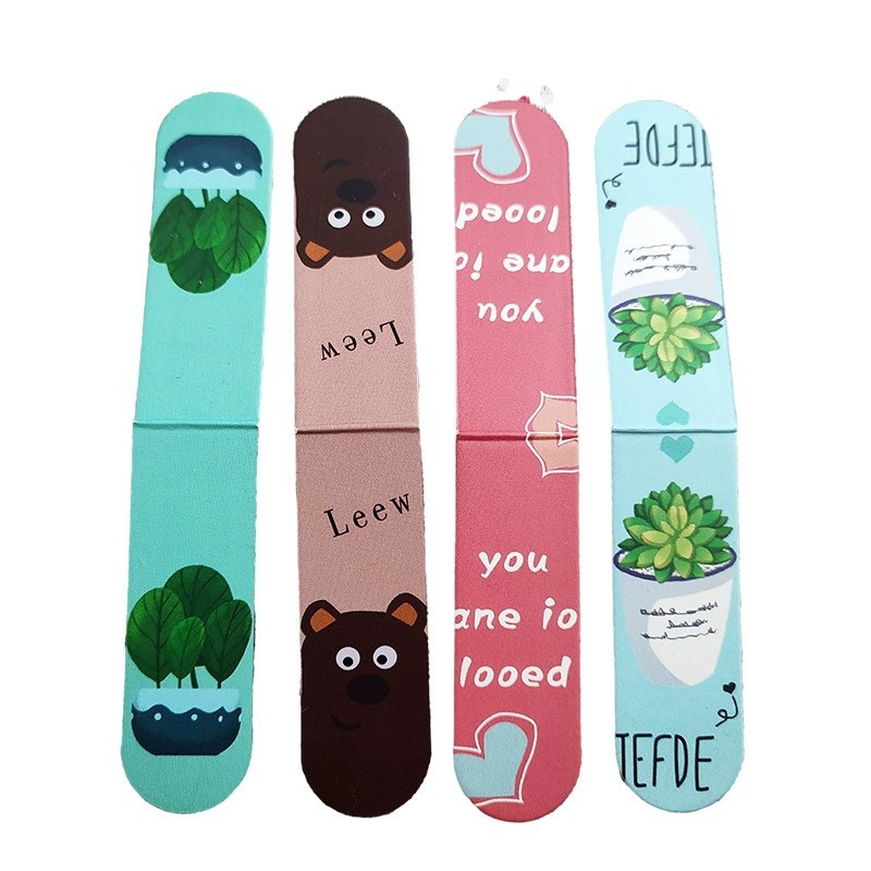 Factory Magnetic Folding Bookmark Student Gift Soft Magnetic Bookmark Cute Cartoon Magnetic Bookmark Large Price Excellent