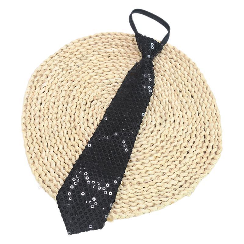 Halloween Universal Korean Style Jazz Sequin Tie Hip-Hop Dance Magic Show Children's Tie Wholesale