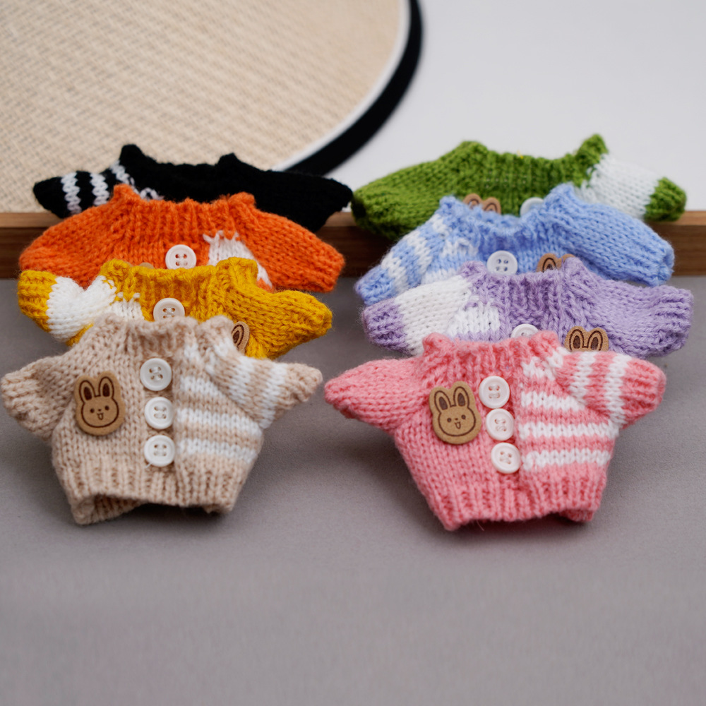 In-Stock Labubu Doll Outfit Collection Creative 17cm Doll Outfit Set Labubu Vinyl Doll Clothes Accessories