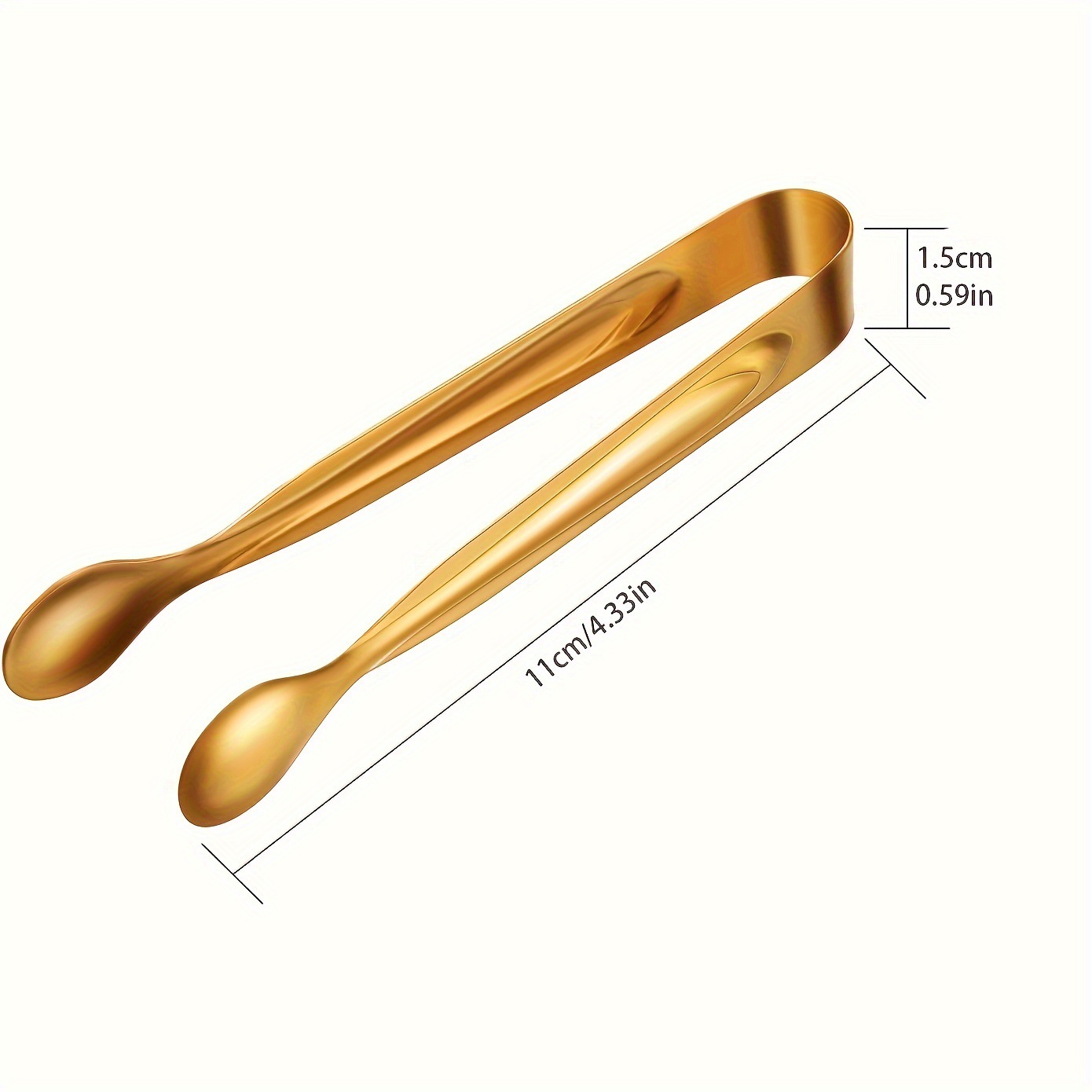 Factory wholesale mini service suit high quality stainless steel durable suitable for snacks, sugar, ice clip