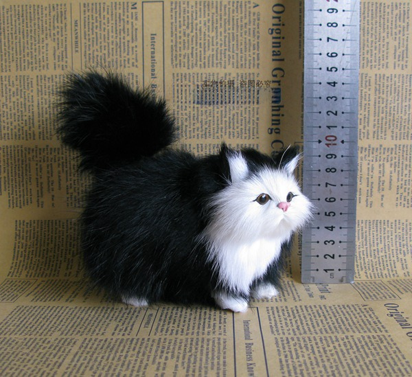 Simulation cat simulation cat set four cat sets five cat cross-border products simulation cat animal cat flower cat decoration gift