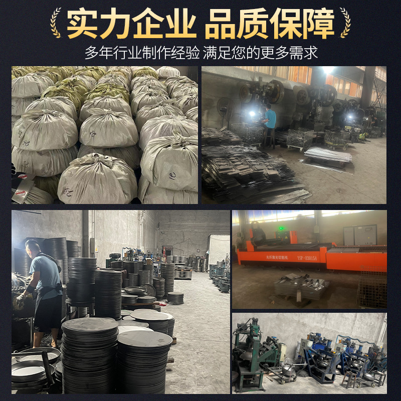 Old-fashioned iron wok wok household uncoated fine iron wok round bottom wok factory wooden handle non-stick wok factory direct sale