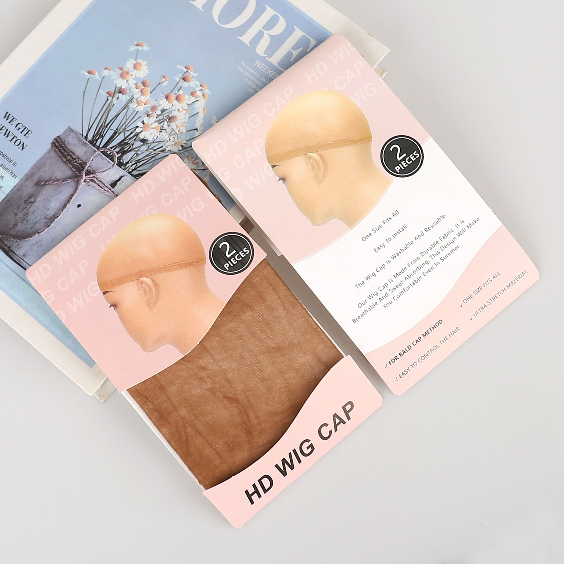 Wig Foreign Trade Headgear Wig Net HD Wig Cap Lace Headgear Hair Net Lace Headgear Wig Hair Net