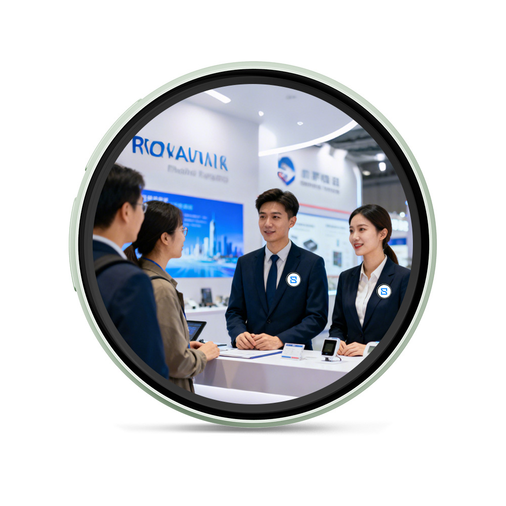 Corporate Event Badge Digital Business Card Smart Employee Digital Badge Work Scene Led Identity Badge