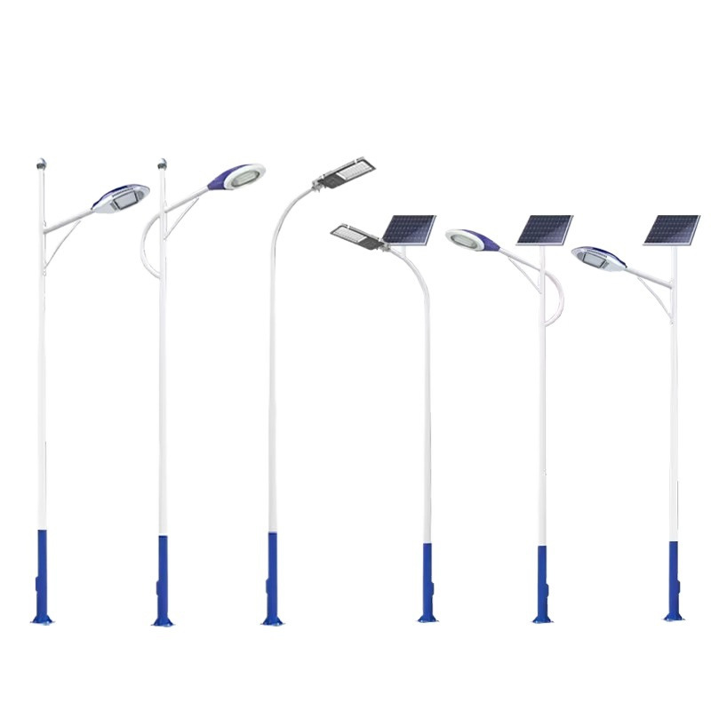 Outdoor Street Lights Led Municipal Road Lighting Single and Double Arm New Rural Lighting Project Source Manufacturer Direct Delivery