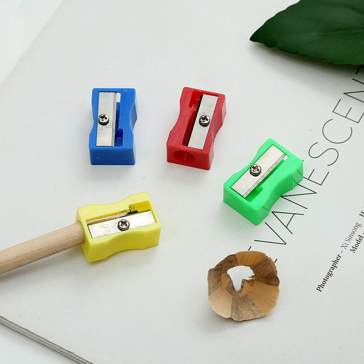 Plastic Rectangular Pencil Sharpener Student Pencil Sharpener 641 Pencil Sharpener Pencil Sharpener Single Hole Pencil Sharpener