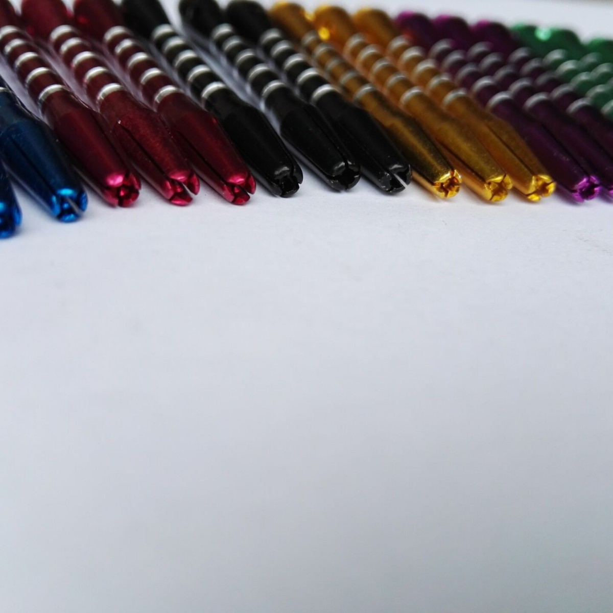 Spot 2BA color engraved aluminum alloy dart Rod 5 average line metal rod aluminum rod standard thread 53mm