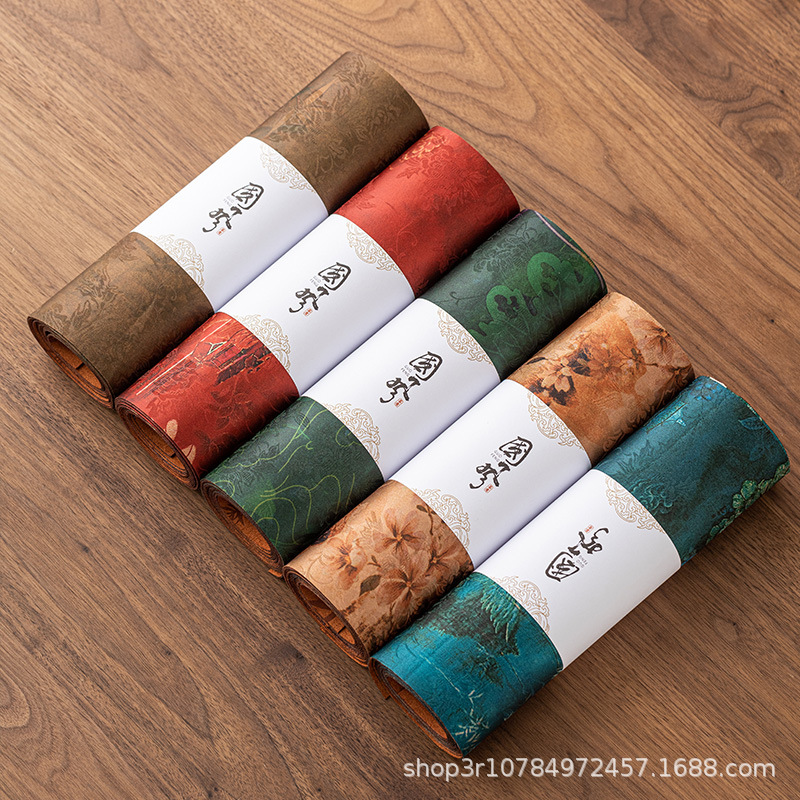 Xiangyun Yarn Tea Mat Brocade Table Runner Ramie Cotton and Linen Tea Cloth Dry Bubble Mat Waterproof Cloth Tea Mat New Chinese Style Vintage Tea Mat