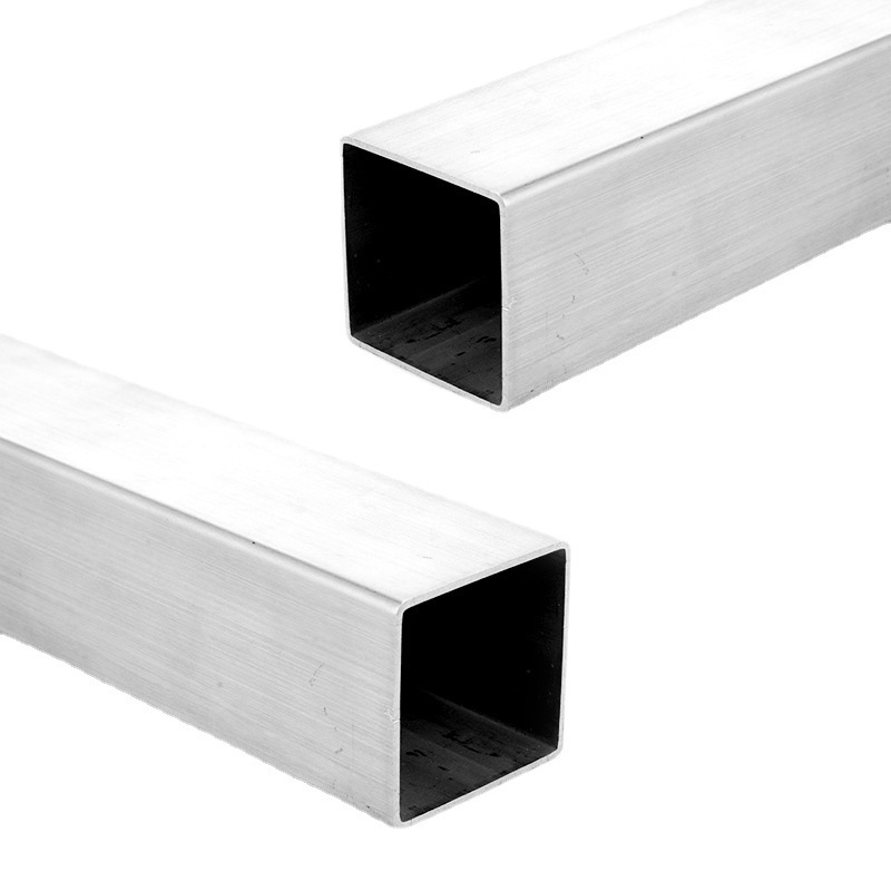 304 Stainless Steel Square Tube Mirror Brushed 316 Flat Rectangular Tube Cutting and Processing 201 Square Tube Thick Wall Square Tube