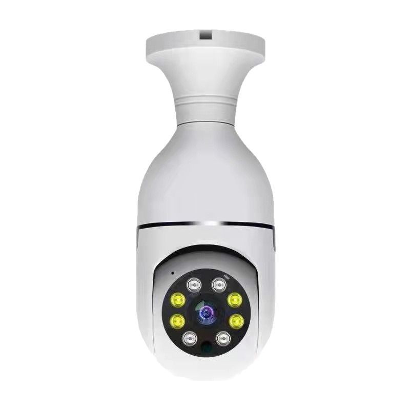 Factory Direct Supply Household E27 Bulb Camera Wireless Wifi Indoor Panoramic Hd Lamp Holder Surveillance Camera