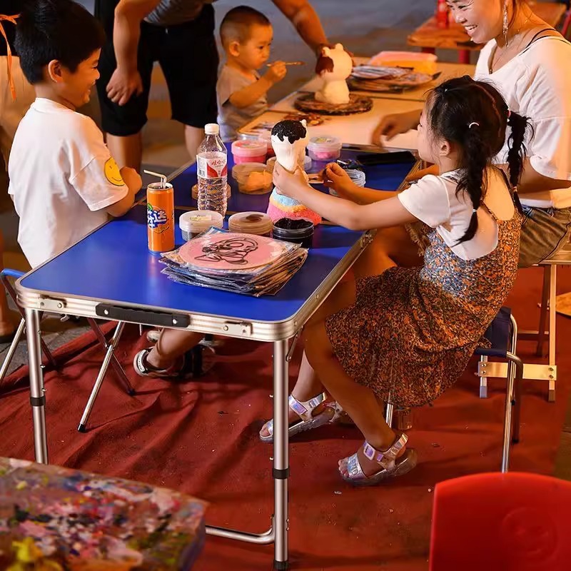 Outdoor Portable Folding Camping Table Multifunctional Stall Special Folding Table Night Market Stall Quick Opening Folding Table