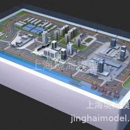 Traffic Sand Table Intelligent Road Network Model Scene Model Customized Dynamic Display Model Semiconductor Equipment Display
