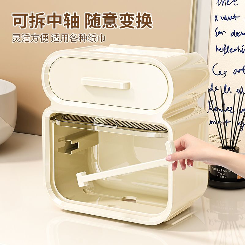 Punch-free Toilet Tissue Box Paper Box Wall-mounted Toilet Toilet Paper Box Toilet Paper Top Storage Rack Roll Paper