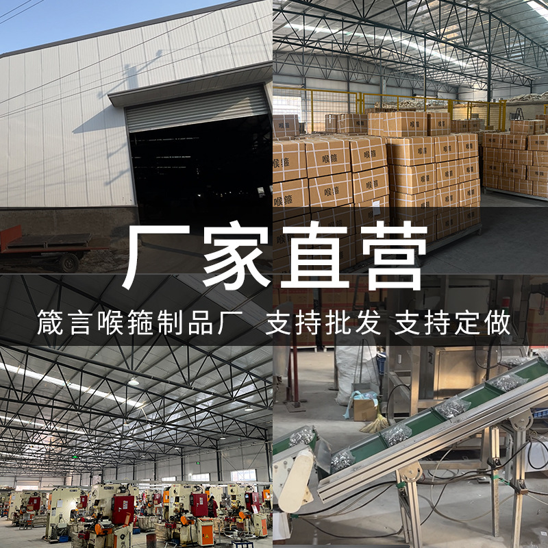 In-Stock Stainless Steel Hose Clamp 201 Semi-Steel American-Style Hose Clamp Large Size Extended Clamp 201 Stainless Steel Hose Clamp